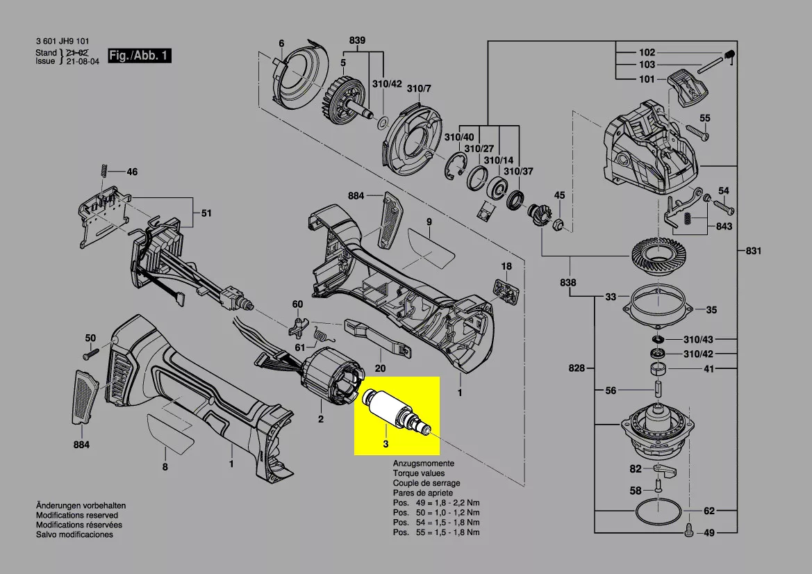 rotor réf. 1 600 A02 4BM Bosch